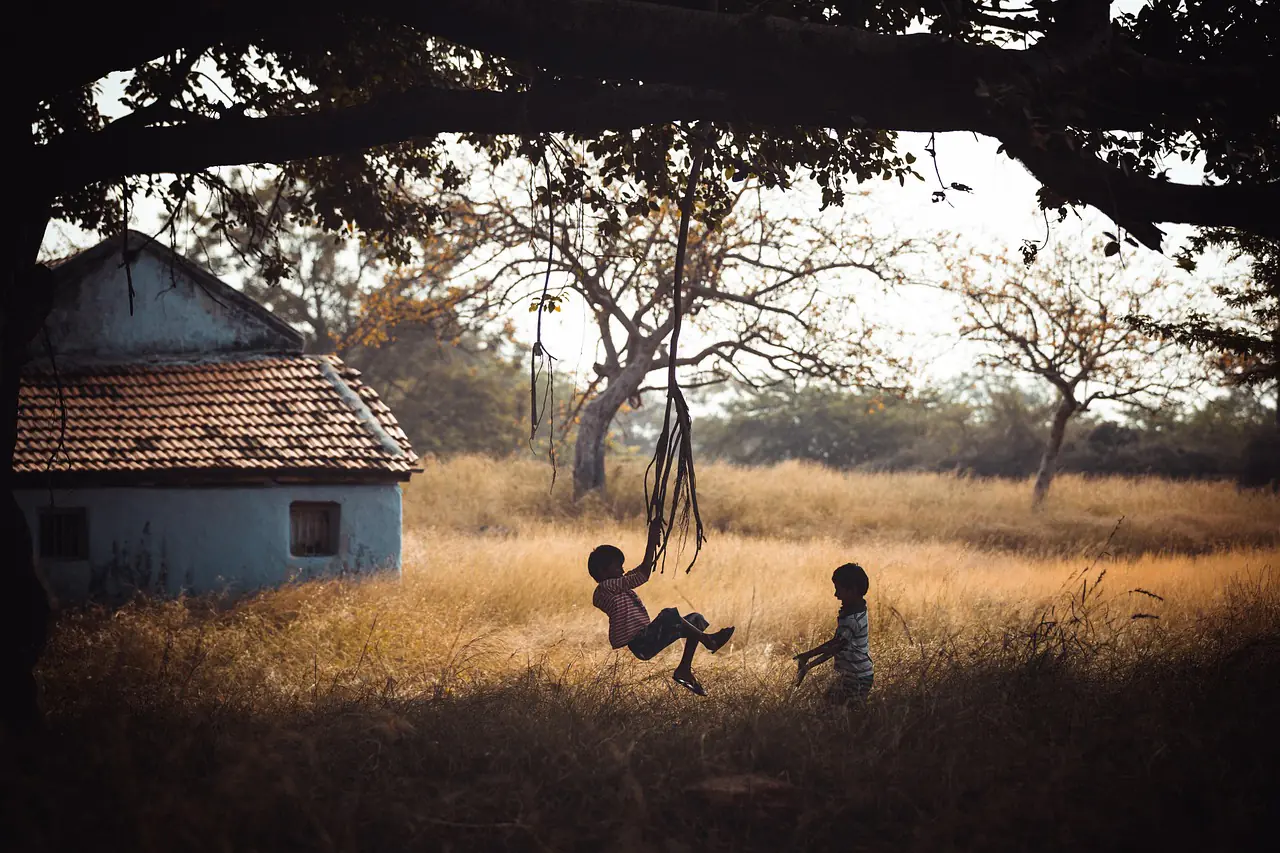 Children playing